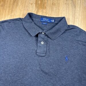 Polo Ralph Lauren Short Sleeve Soft Cotton Polo Men's XL Charcoal Gray Casual